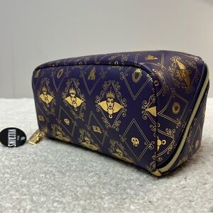 Bath & Body Works Disney Villains Purple & Gold Bag Cosmetic Bag